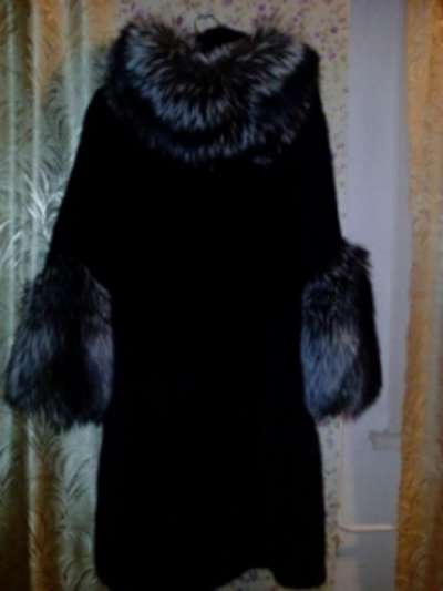 Норковая шуба черная с чернобуркой Снежная Королева 2013 в Иркутске