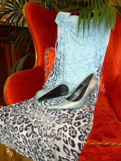 Модельные туфли небесно-голубого цвета La Emi, Made in Italy размер 40 в Москве фото 8
