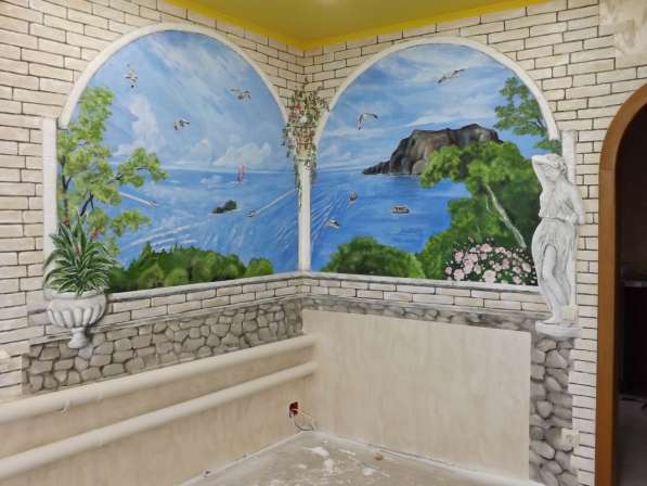 Роспись стен и барельефы в Магнитогорске фото 15