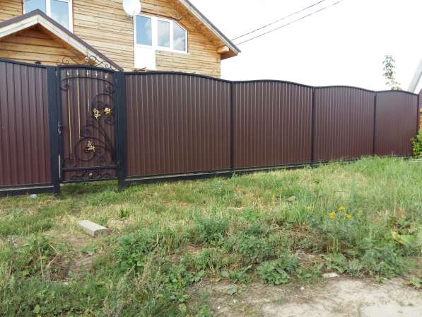 Забор из профнастила в Казани фото 4