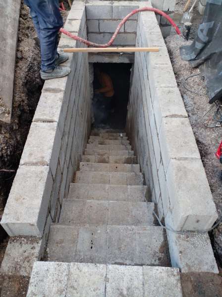 Строительство гаражей, фундамент монолитная плита, смотровая в Красноярске фото 7