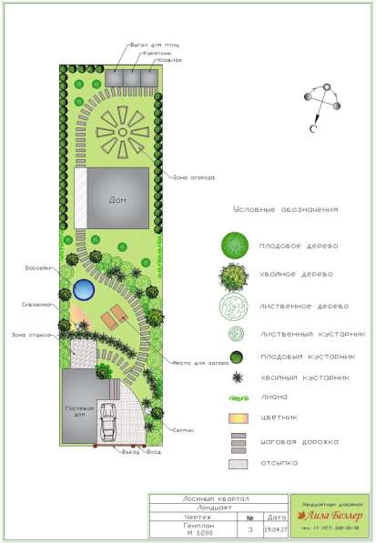 Экспресс-дизайн ландшафта садового участка в Одинцово фото 9