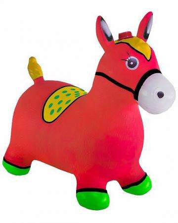 Лошадь-прыгунок со звуком красная KID-HOP