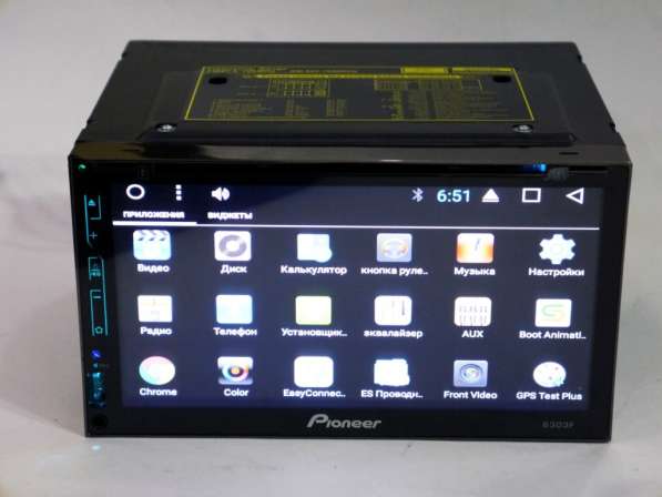 2din магнитола Pioneer 6303 DVD, GPS, 4Ядра, 1/16Gb, Android в фото 3