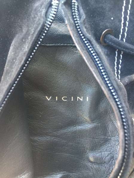 Сапоги новые Vicini Италия размер 39 замша осень кожа чёрные в Москве фото 11
