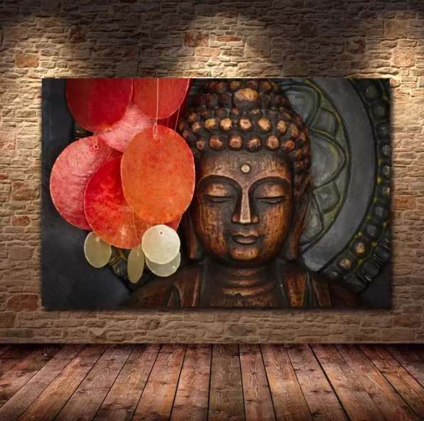 Buddha paintings bedroom paintings and wall art decoration в 