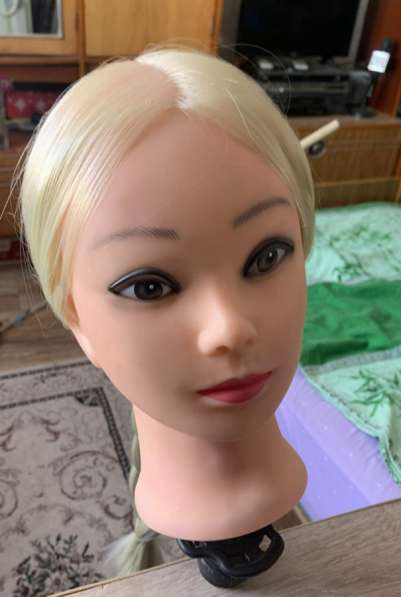 Голова-манекен, блонд
