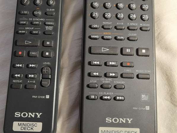 Пульты от минидисковых дек SONY в Челябинске фото 10