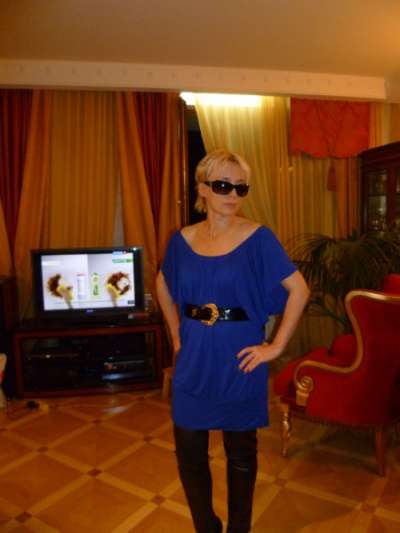 Туника, смотрится как мини-платье Oasis, Англия цвета ультрамарин в Москве фото 9