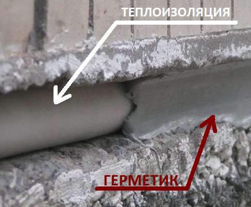 Утепление меж-панельных швов в Красноярске