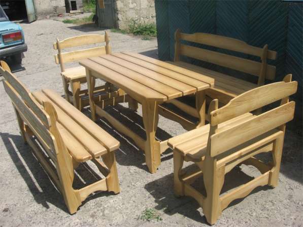 Продам деревянные столы, лавки в Евпатории