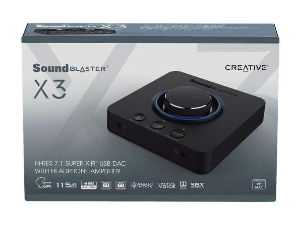 Creative Sound X3 7.1 каналов 32-бит 192 кГц Тип USB