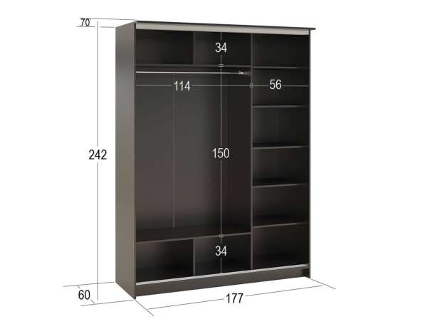 Шкаф-купе 1-1 в Новокузнецке фото 7