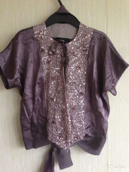 Шелковая блуза Esther Franklin с пайетками - М в Голицыне фото 7
