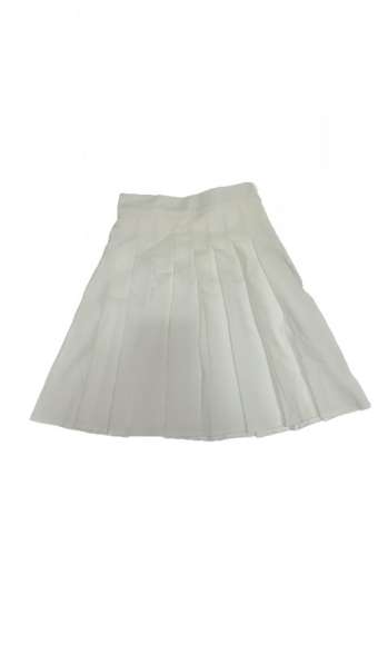 Теннисная белая юбка
