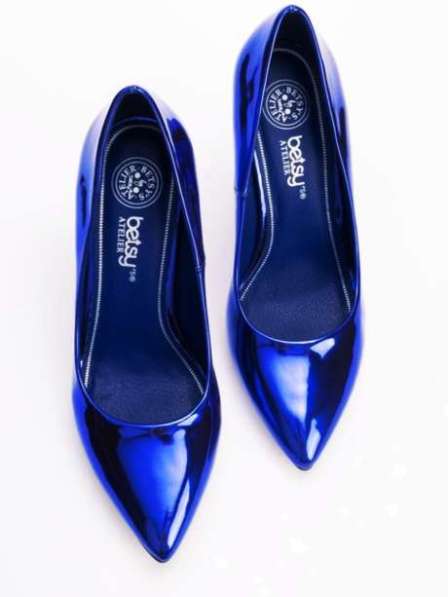 Женские туфли, синие