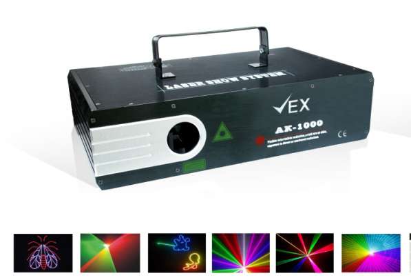 Лазер анимационный. 1W RGB VEX - AK1000