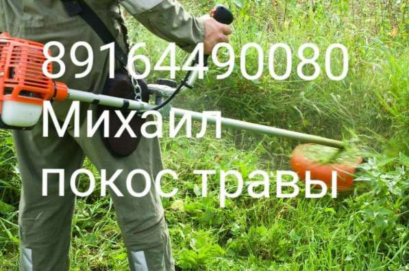 Покос травы в Раменское фото 3