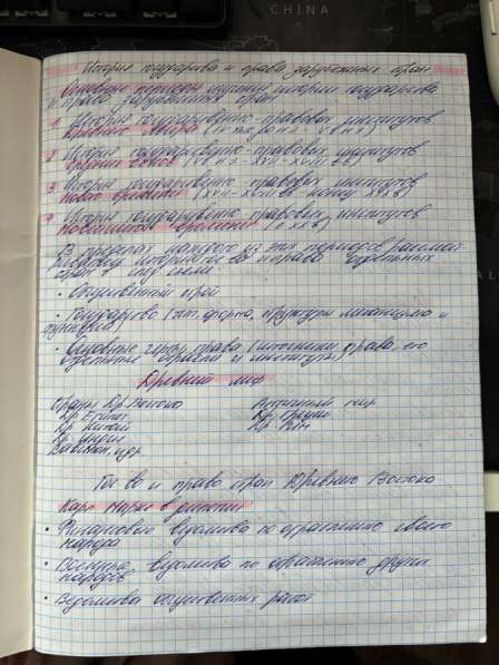 Пишу конспекты от руки в Пушкине