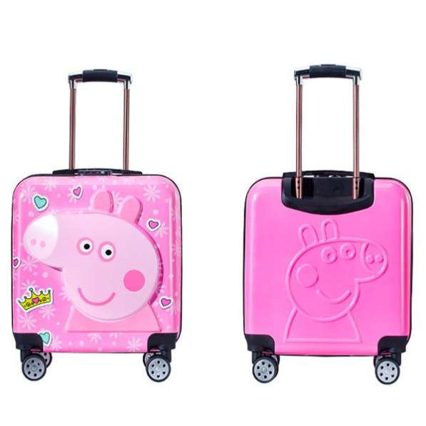 Детский чемодан свинка пеппа на колесах