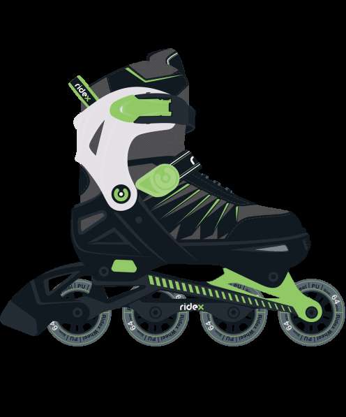 Ролики раздвижные Eagle Green в Сочи фото 8