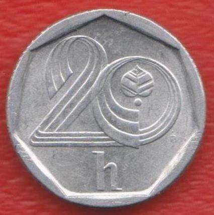 Чехия 20 геллеров 1994 г.
