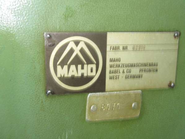 Широко-универсальный фрезерный станок с УЦИ MAHO 600 P в Нижнем Новгороде фото 4