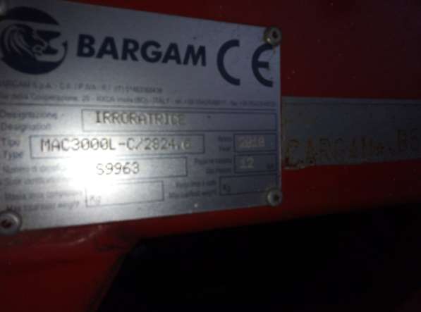 Опрыскиватель самоходный BARGAM MAC 3000 L-C в Белгороде фото 5