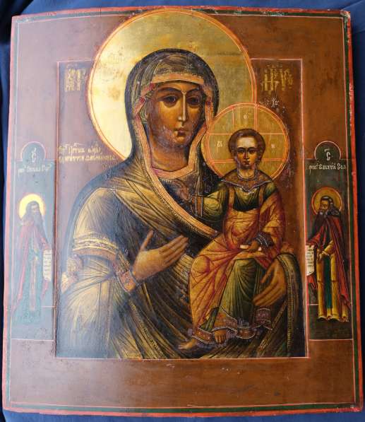 Старинный Матери Божией «Одигитрия Смоленская». XVIII век в Санкт-Петербурге фото 12