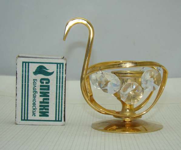 Подсвечник маленький Лебедь (P148) в Москве фото 4