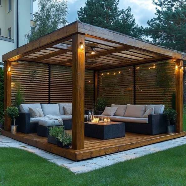 Беседки для дачи в Набережных Челнах фото 9