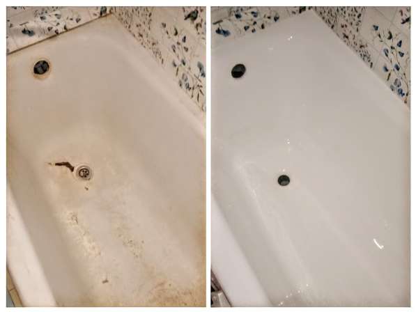 Реставрация ванной акрилом в Саратове в Саратове фото 3