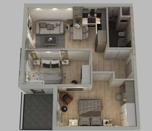 3-к. квартира 82м² Турция, Анталья, Хурма в фото 7