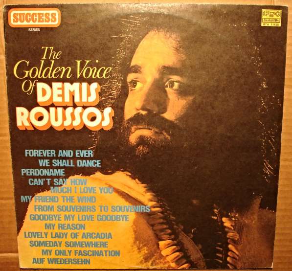 Пластинка виниловая Demis Roussos – The Golden Voice Of Demi