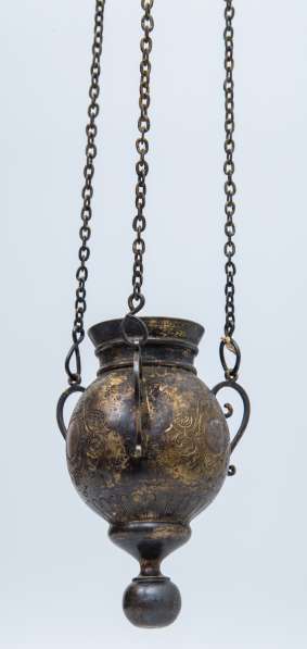 Старинная серебряная лампада. П. Овчинников. Москва, 1868 г в Санкт-Петербурге фото 19