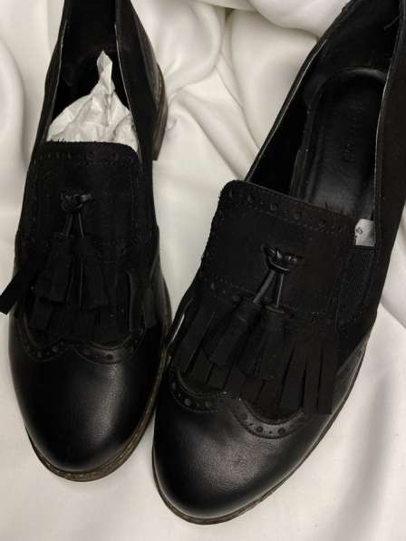 Ботинки чёрные кожаные Graceland 41 размер в Москве фото 3