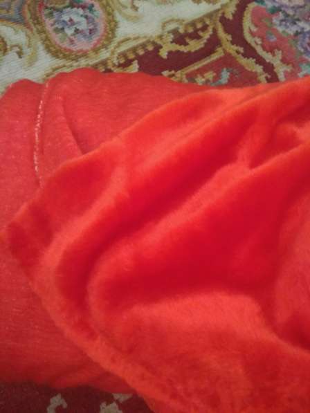 Мех искусственный (красный) ткань. цена 1 п/м в Воронеже фото 3