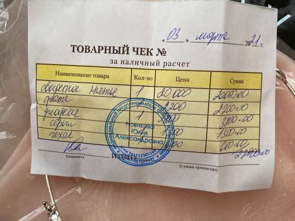 Свадебное платье в Санкт-Петербурге