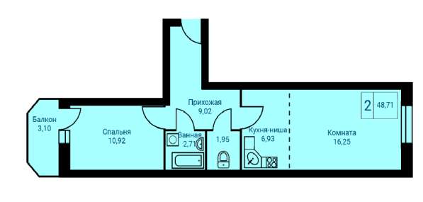 2-квартира Евро-стандарта, новый дом-сдан! Первоуральск в Первоуральске фото 6