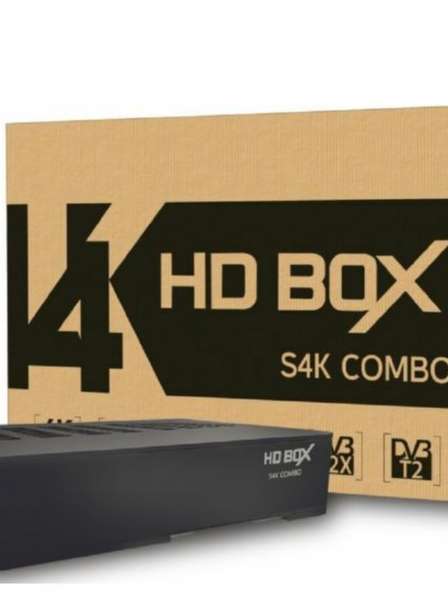 Новый ресивер (тюнер) HD BOX S4K Combo (поддержка UltraHD)