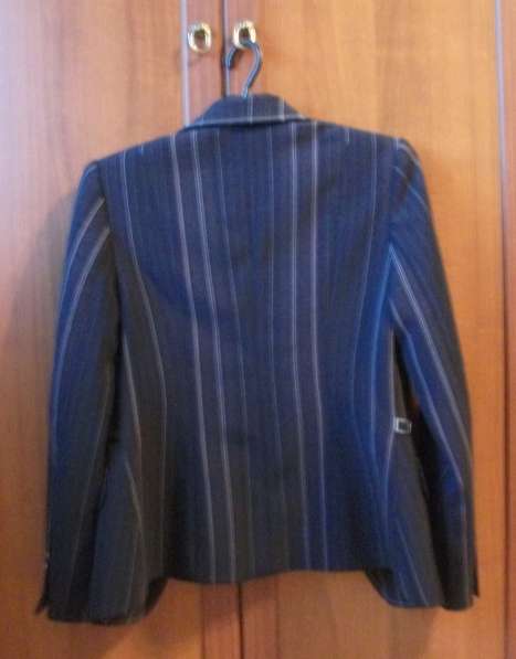 Пиджак женский синий в полоску. Размер 42–44 (S) в Александрове фото 3
