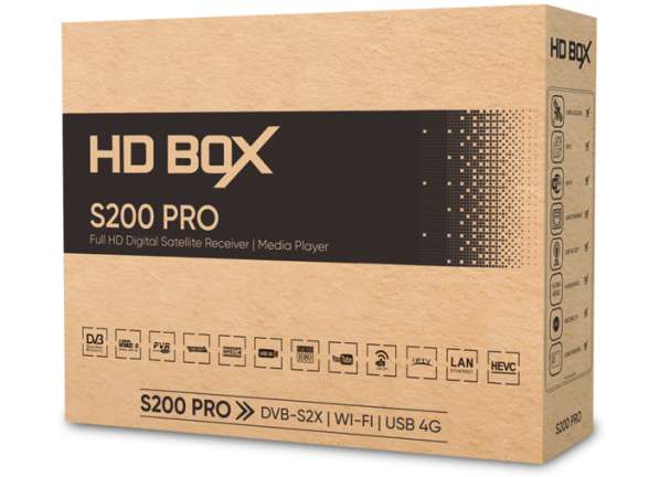 Новый спутниковый ресивер HD BOX S200 Pro