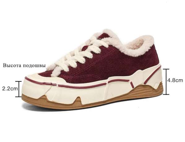 Зимние замшевые кеды (кроссовки) в Москве фото 3