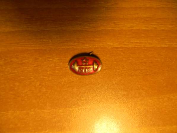 Значок.Спорт.СССР тяжелая атлетика, штанга),1950-е г, бронза в фото 4