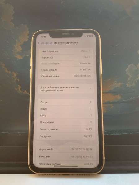 IPhone XR 64gb желтый в Москве фото 4