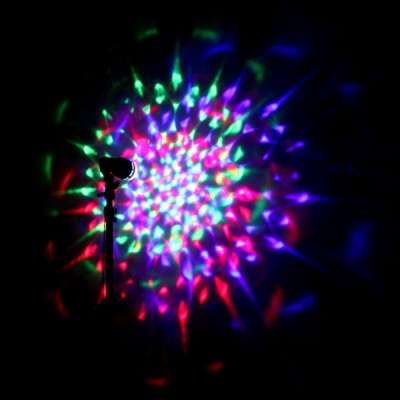 Вращающаяся разноцветная диско лампа LED в Краснодаре