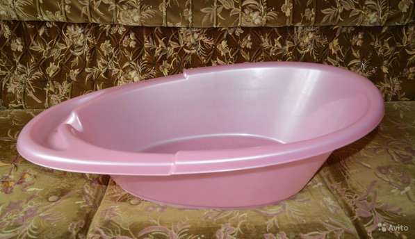 Ванночка детская розовая