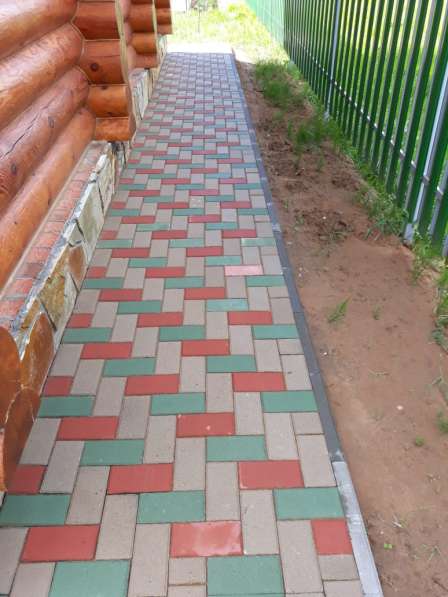 Брусчатка, газонная решетка, тротуарные плиты в Ижевске фото 5