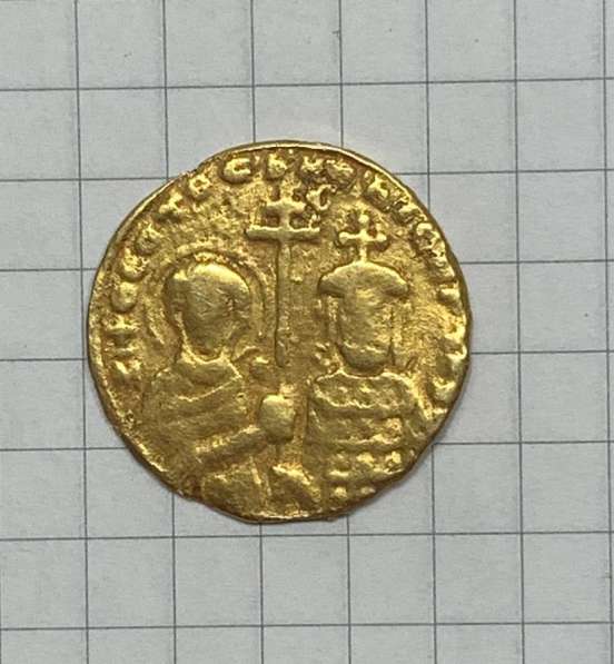 Монета золото Византия