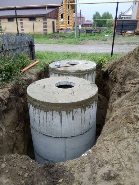 Выгребная яма септик колодец под воду в Томске фото 11